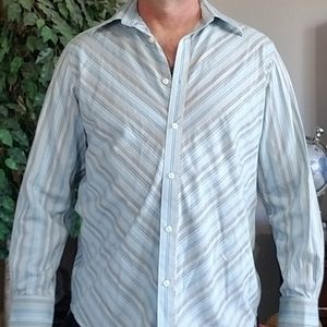 Retro Claiborne dress shirt, men's sz L